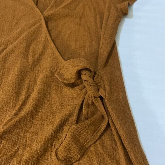 Madewell Texture and Thread wrap dress Fall Colored Small - Picture 3 of 8